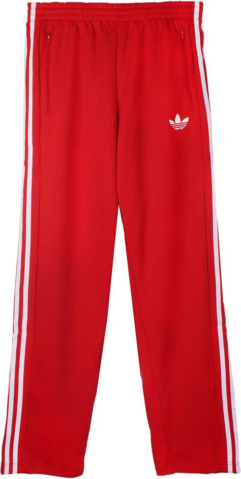 pantalones adidas rojos hombre